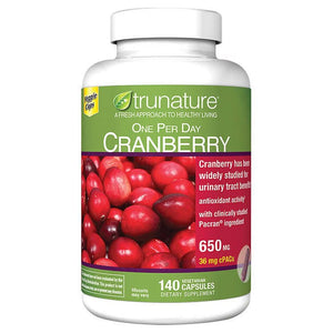 trunature Pacran Cranberry 650 mg., 140 Vegetarian Capsules Exp. 09/23
