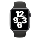 Apple Watch Series SE GPS/ Cellular 44mm Space Gray Aluminum Smartwatch - Black Sport Band