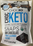 Chocxo Choc Keto Snaps 14.8 oz Exp.11/22