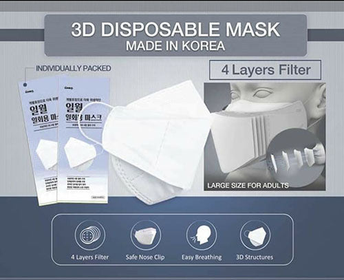 ILWOUL Hygienic Mask  10PK ( Made in Korea )