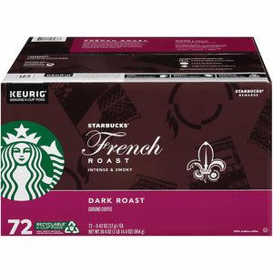 Starbucks Dark French Roast K-Cup, 72-count Exp. 08/23