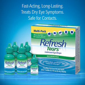 Refresh Tears Lubricant Eye Drops Multi-Pack, 65 ml.Exp.01/24
