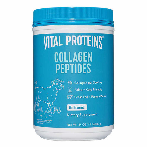 Vital Proteins Collagen Peptides Unflavored 1.5lbs Exp:12/27