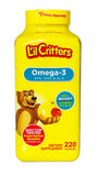 Lil Critters 220 Omega-3 Kids Gummy Vitamins DHA Children's Gummies Exp. 09/22